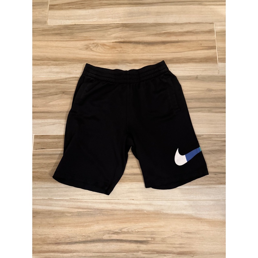 Nike SB Dri-FIT‎ Shorts Mens Small Black Skateboarding Swoosh Logo Athletic S